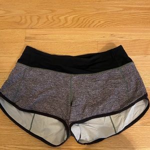 Lululemon speed up low rise 2.5 length, size 4